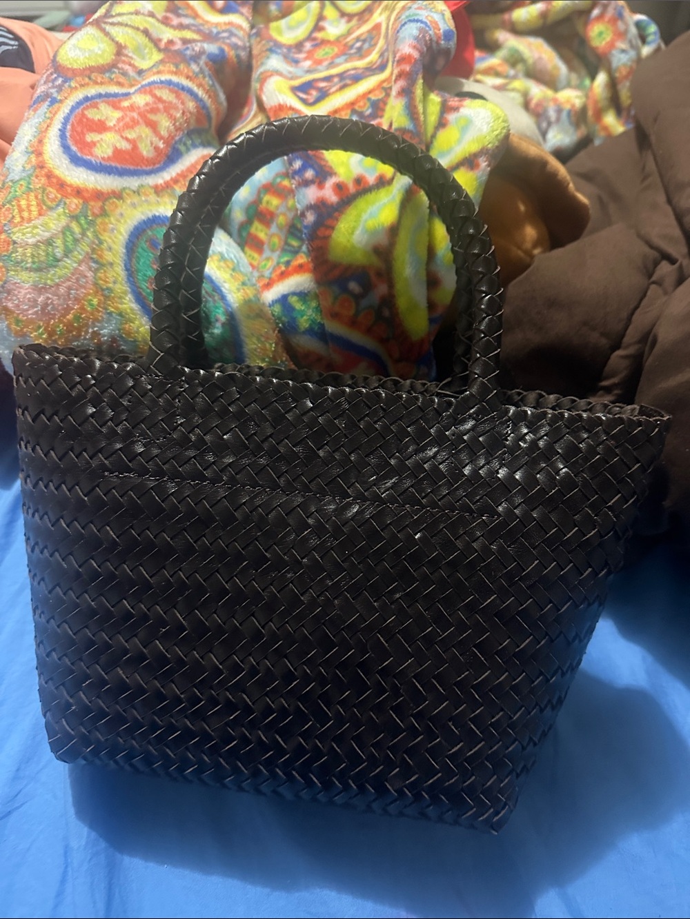 Madewell The Signature Woven Mini Tote - Picture 3 of 4